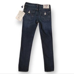 NWT True Religion Skinny Jeans Lt Purple Bartacks